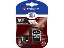 Verbatim Premium - Flash-Speicherkarte (SD-Adapter inbegriffen)