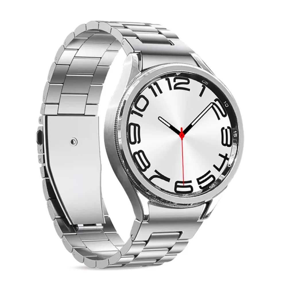 PURO METAL Band für Galaxy Watch 4/4 Classic/5/5 Pro/6/6 Classic/7, silber