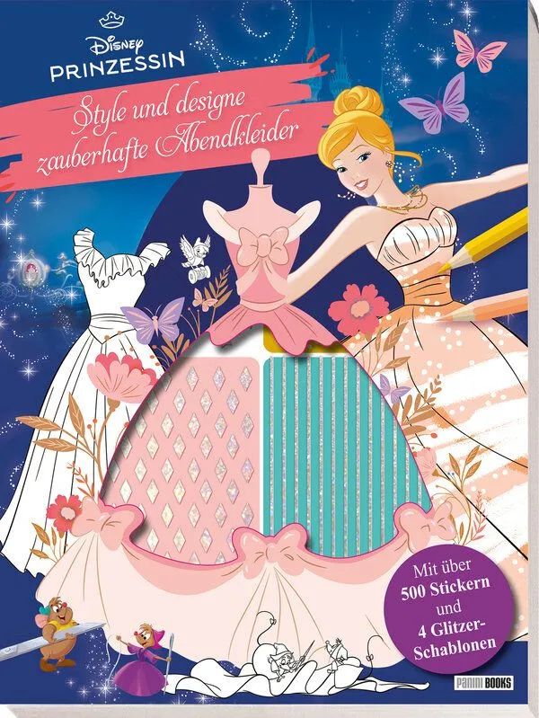 Panini Verlags GmbH Disney Prinzessin Designe Abendkleider