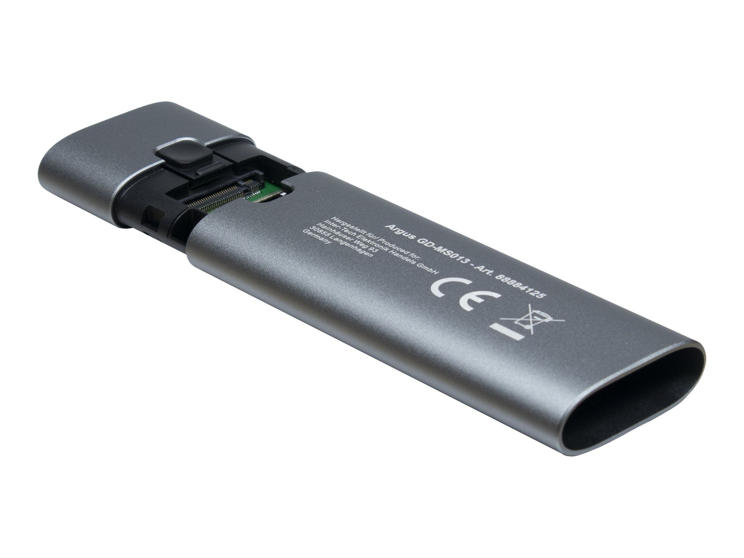 Inter-Tech Argus GD-MS013 - Speichergehäuse - M.2 NVMe Card / PCIe (NVMe)