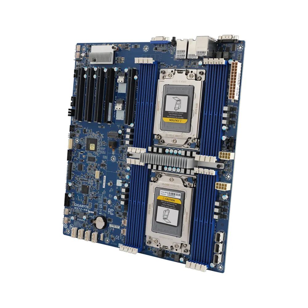 Gigabyte Mainboard MZ72-HB2 Rev. 3 AMD EPYC E-ATX Sockel SP3 Bulk - Mainboard - E-ATX