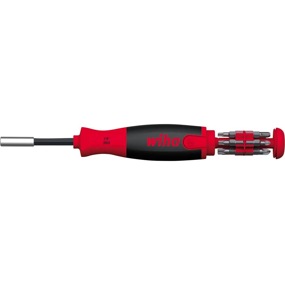 WIHA Bit-Magazinhalter LiftUp 25 Schlitz/Pozidrive/Phillips/Torx®L=25mm 12-tlg