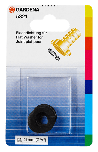 Gardena Flachdichtung für Messing Schlauchverschraubg. 1/2" (5Stk.)