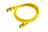 PYTHON Patchkabel m. Cat.7 Rohkabel Nylongefl. gelb - Kabel - Netzwerk