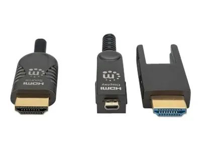 Manhattan HDMI to Micro HDMI Plenum-Rated Cable, 4K@60Hz (Premium High Speed)