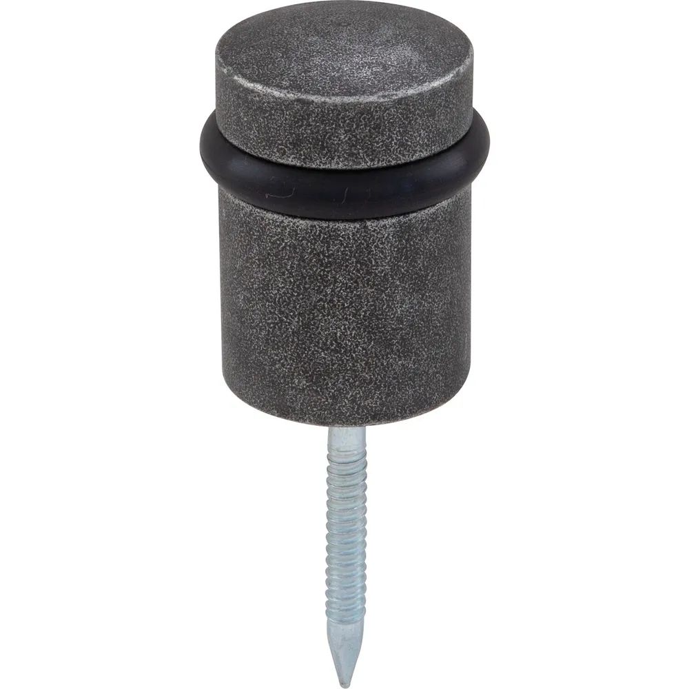 HALCÖ Bodentürpuffer ø 30 mm, Stahl verzinkt schwarz passiviert