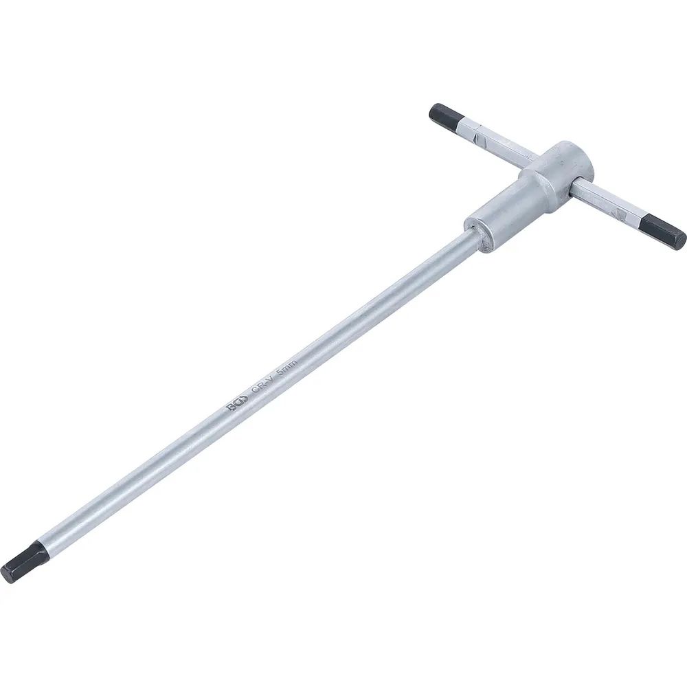 BGS Sechskant Stiftschlüssel mit T-Gleitgriff 5.0 mm