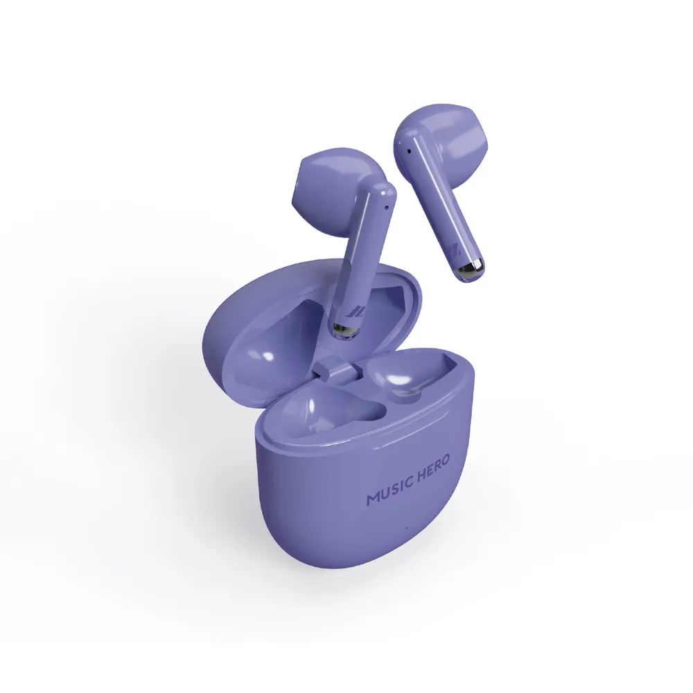 MUSIC HERO NUBOX TrueWireless Headset, Semi-In-Ear lila