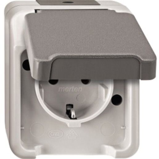 Merten SCHUKOSTECKDOSE LGR AQUASTAR / MERTEN MEG2301-8029