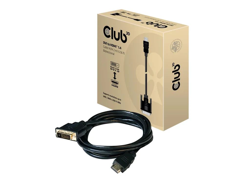Club 3D CAC-1210 - Adapterkabel - Dual Link - DVI-D männlich zu HDMI männlich