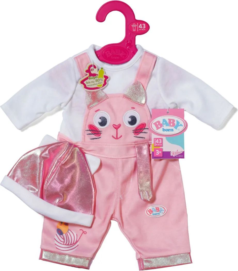 Zapf BABY born Einteiler mit Mütze 43cm
