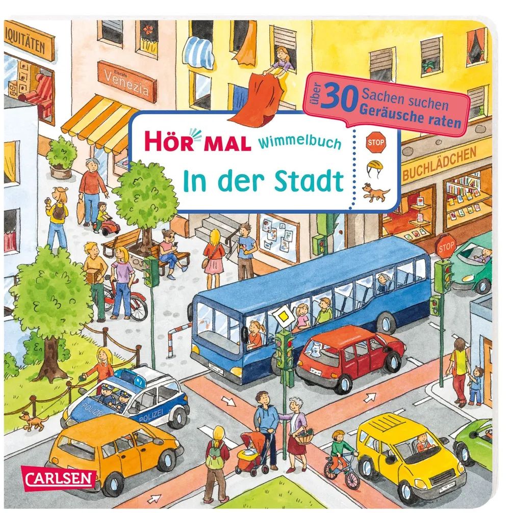 Carlsen Verlag GmbH Hör mal 8: Wimmelbuch: Stadt