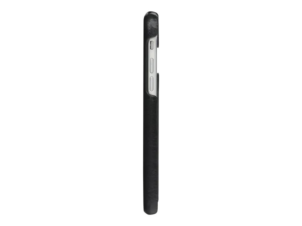 dbramante1928 Lynge - Flip-Hülle für Mobiltelefon - genarbtes Leder - Schwarz - für Apple iPhone 6, 6s, 7, 8, SE (2. Generation)