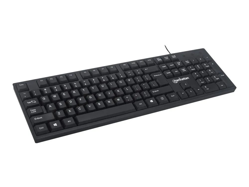 IC Intracom Manhattan - Tastatur - USB - Schwarz - retail