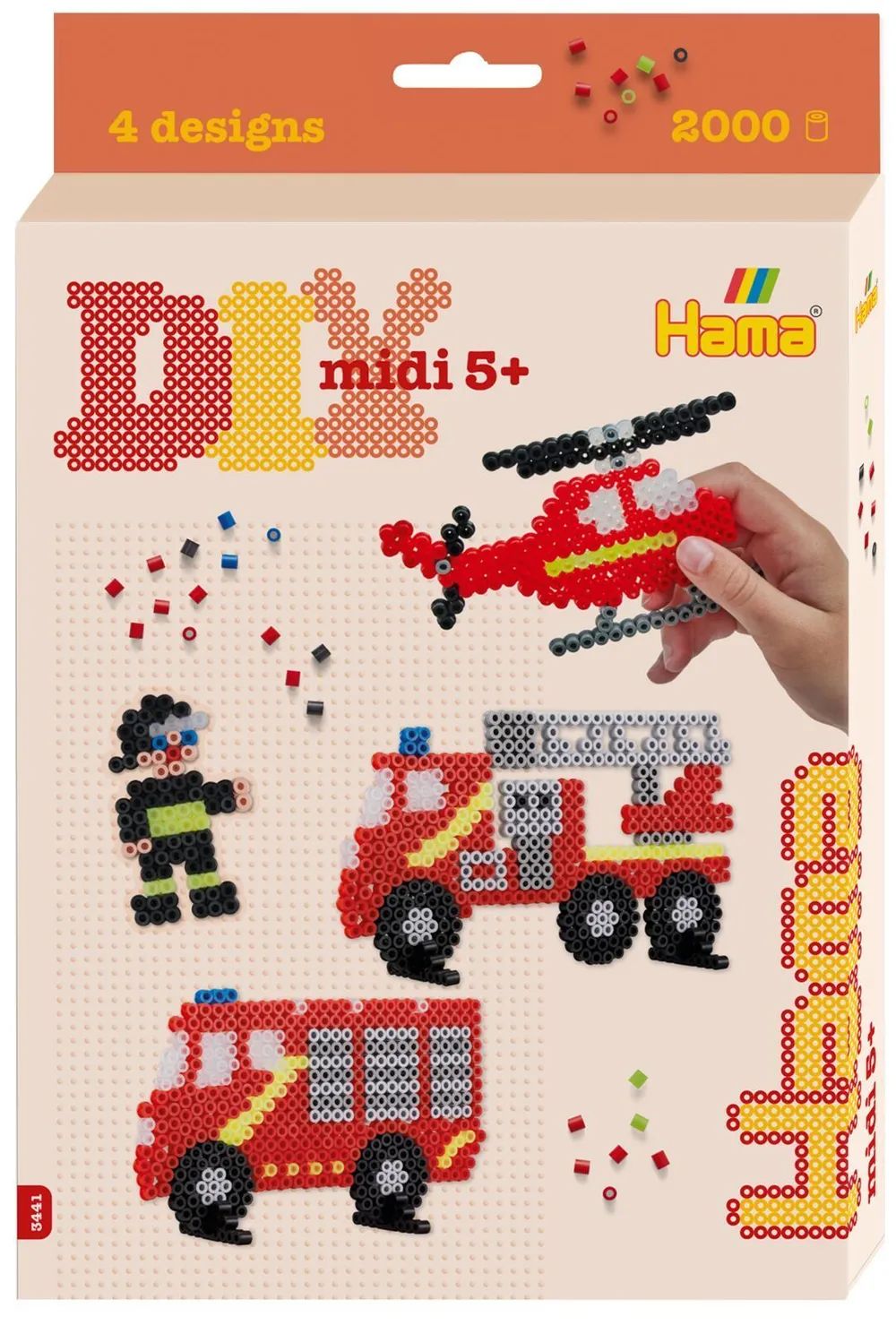 Malte Haaning Plastic A/S HAMA Geschenkp. Feuerwehr 2.000 Stück