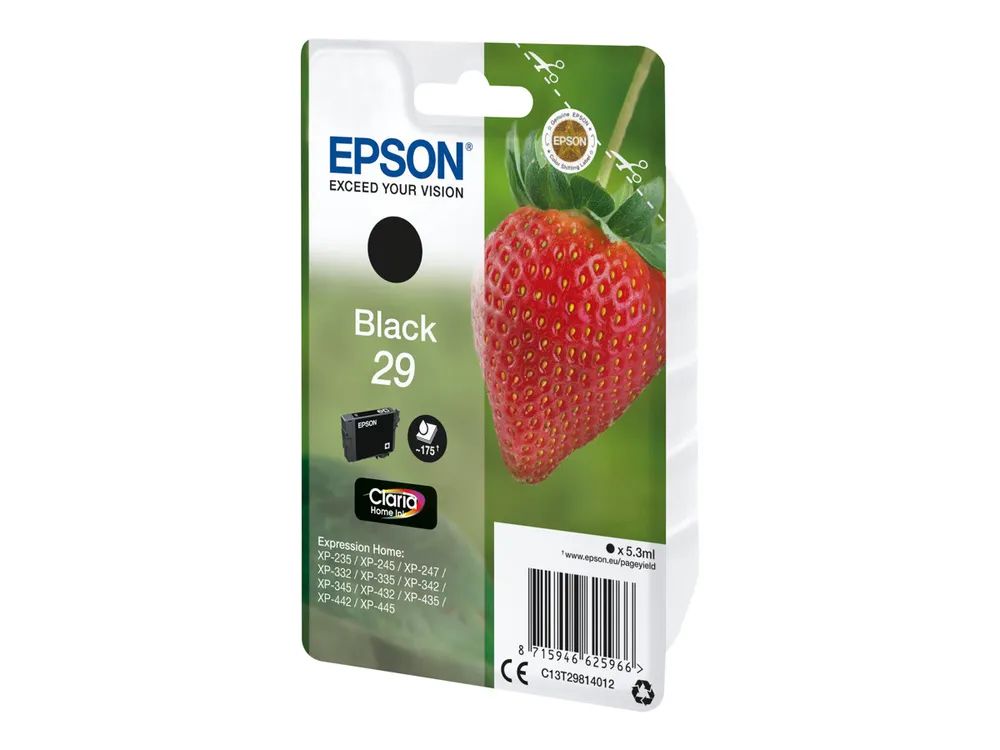 Epson 29 - 5.3 ml - Schwarz - original - Blister
