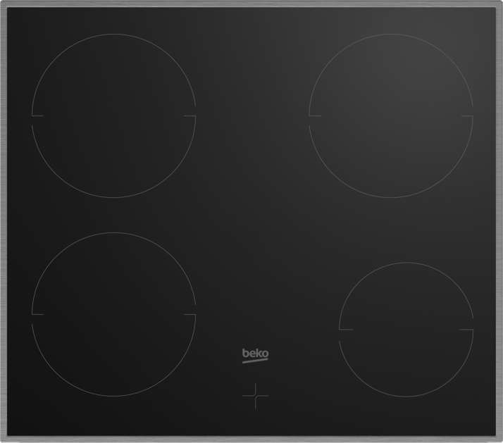 Beko BBUC12020X Backofenset mit Glaskeramik, Edelstahl 