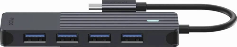 USB-C Hub "UCH-4001", USB-C auf USB-A, Grau