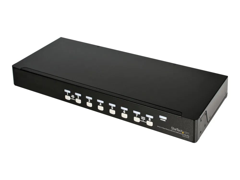 StarTech.com 8 Port USB / PS/2 KVM Switch mit