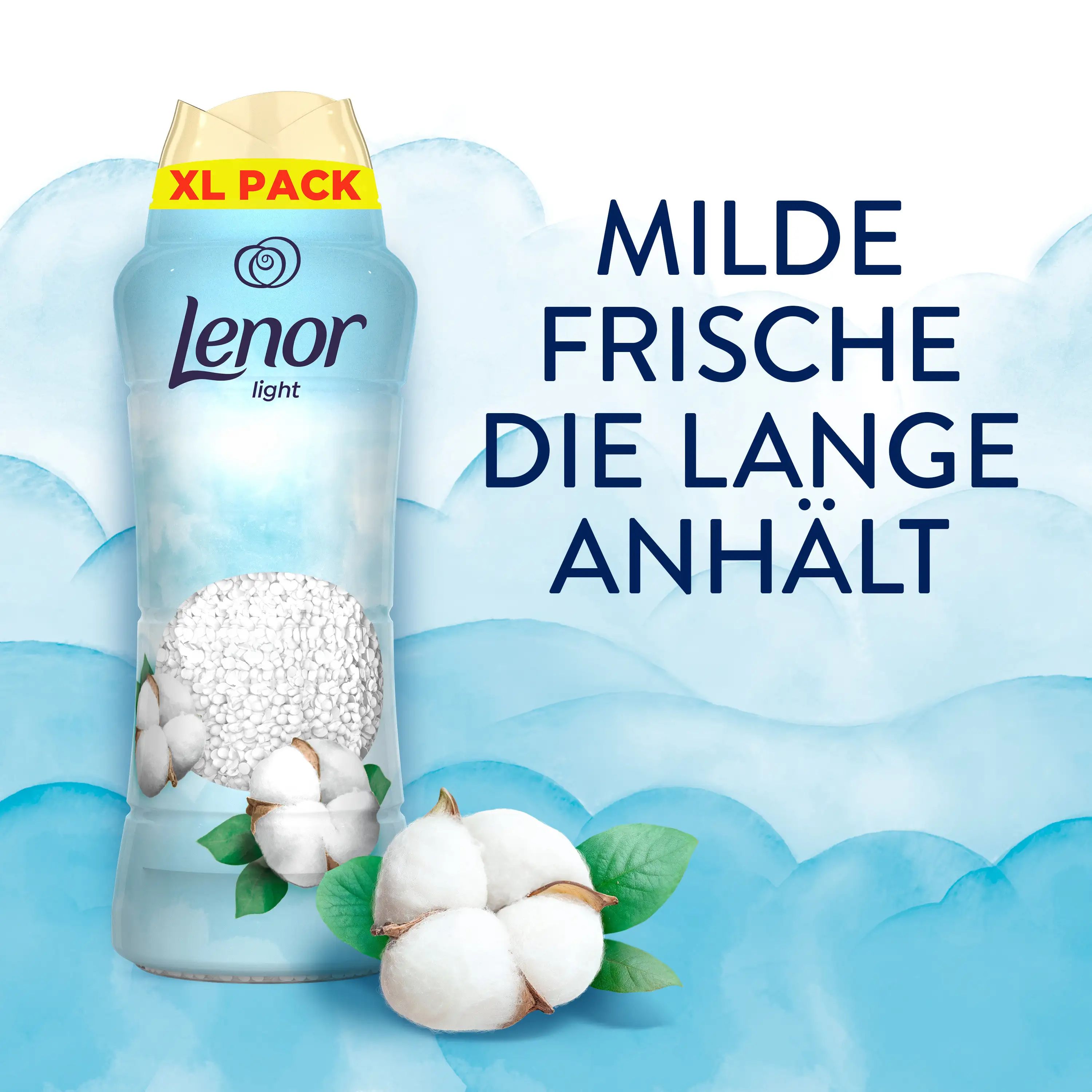 Lenor Light Wäscheparfüm, Frische Baumwollblüte, 495g