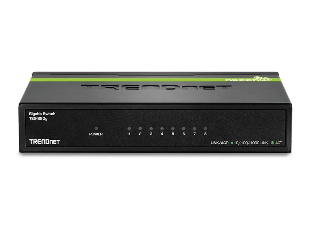TRENDnet TEG S80G - Switch - 8 x 10/100/1000