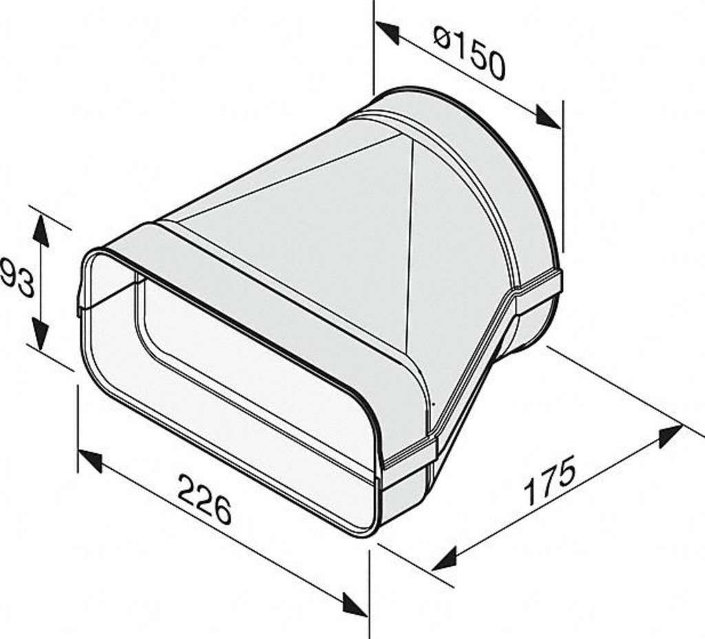 Miele DFK-A Flachkanaladapter