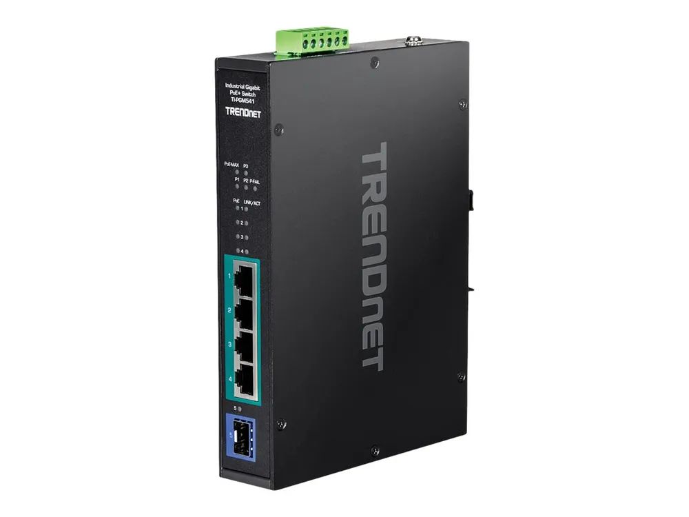 TRENDnet TI-PGM541 - Switch - -20 °C - 65 °C (-4 °F - 149 °F)
