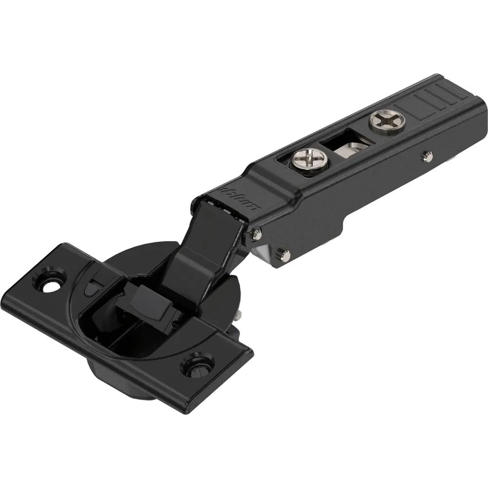 BLUM CLIP top BLUMOTION ONYX Spezial Scharnier 110°, gerade mit Feder, Schrauben