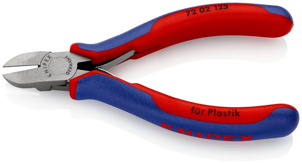 KNIPEX Seitenschneider für Kunststoff mit Mehrkomponenten-Hüllen 125 mm