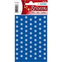 HERMA Sterne 6-zackig - Papier - Silber - Dauerhaft - Weihnachten - 8 mm - 201 Stück(e)