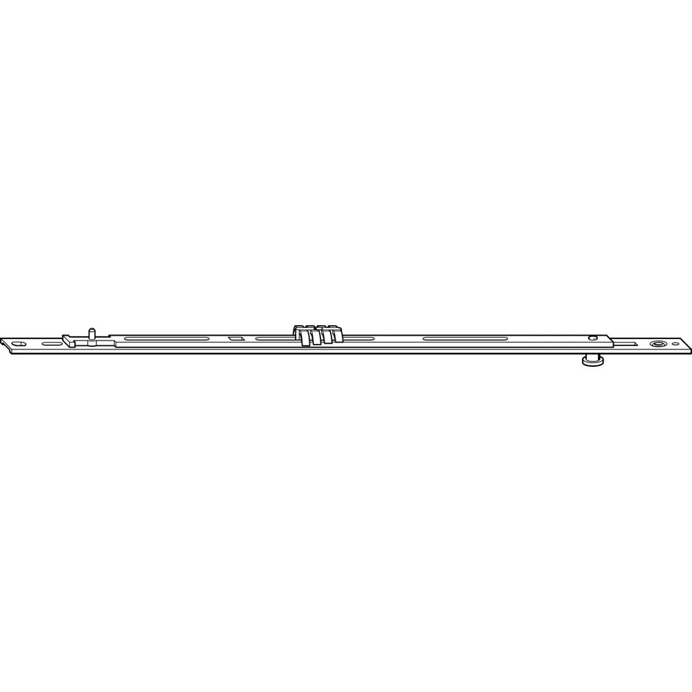 ROTO NT/NX Mittelverschluss mehrteilig 1P L=200 mm silber