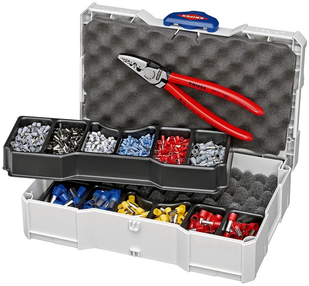 KNIPEX Crimp-Sortiment für Aderendhülsen 265 mm