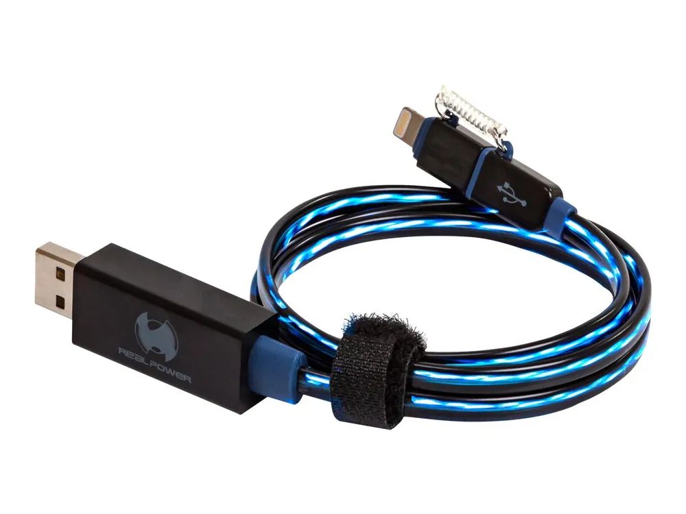 RealPower floating cable 2in1 - Lade-/Datenkabel
