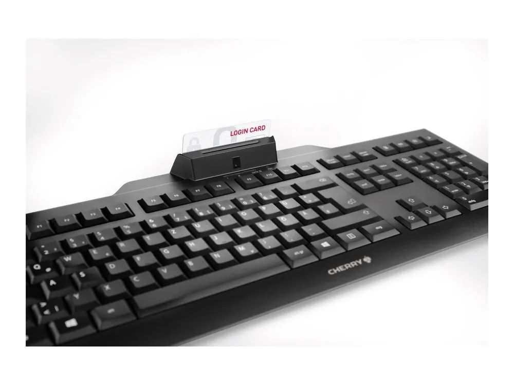 Cherry KC 1000 SC - Tastatur - USB - Schwarz