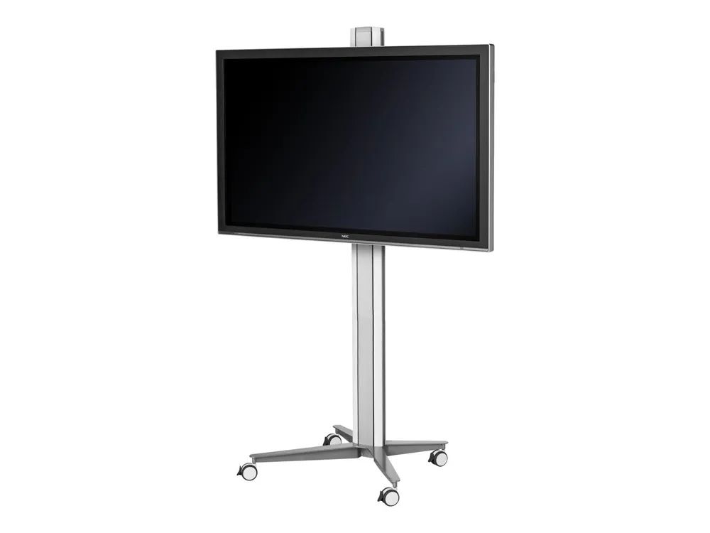 SMS Flatscreen X FH M1455 - Aufstellung - für Flachbildschirm - weiß, Aluminium - Bildschirmgröße: 101.6-152.4 cm (40"-60")