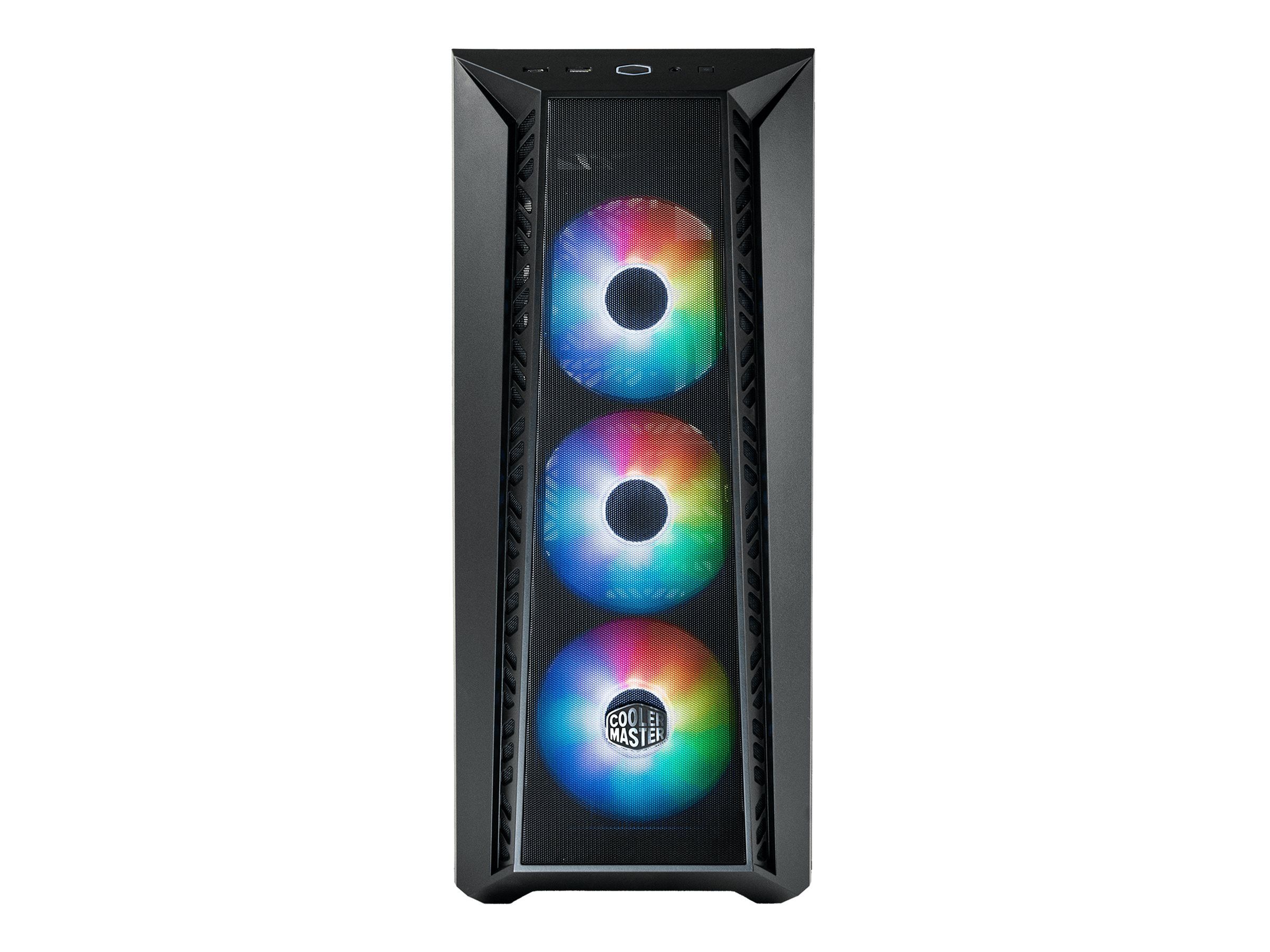 Cooler Master MasterBox 520 MESH - Mid tower - E-ATX - Seitenteil mit Fenster (gehärtetes Glas)