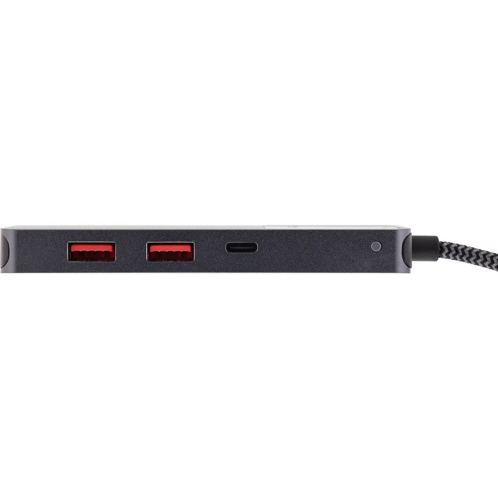 InLine USB 3.2 Gen.2 Hub - 3x USB-C - 2x USB-A - HDMI 4K - PD 100 W - Display - grau