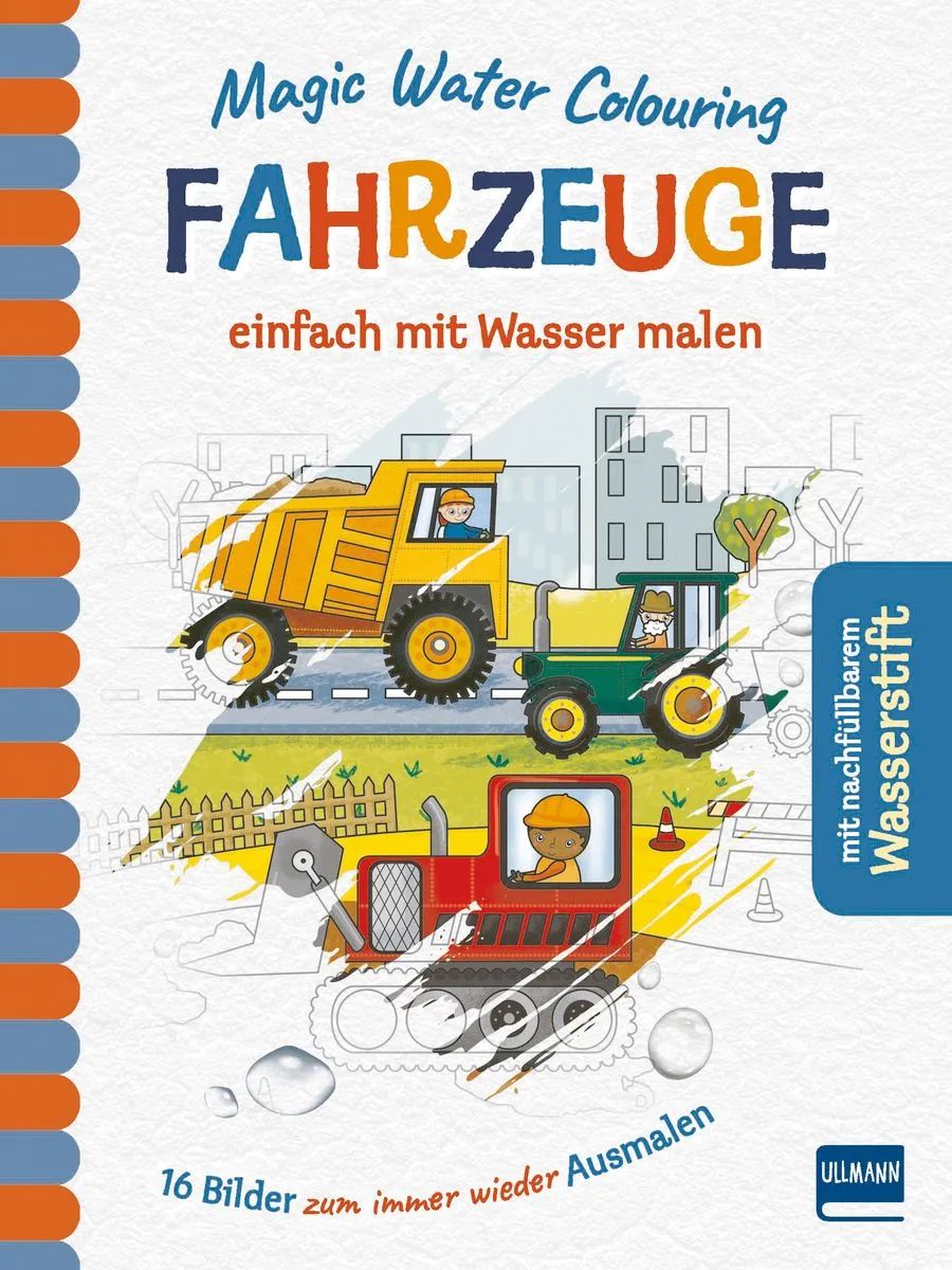 Ullmann Medien GmbH Magic Water Colouring Fahrzeuge