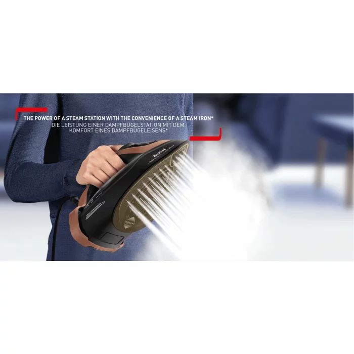 Tefal FV9E50 Dampfbügeleisen Ultimate Power  - Schwarz / Bronze