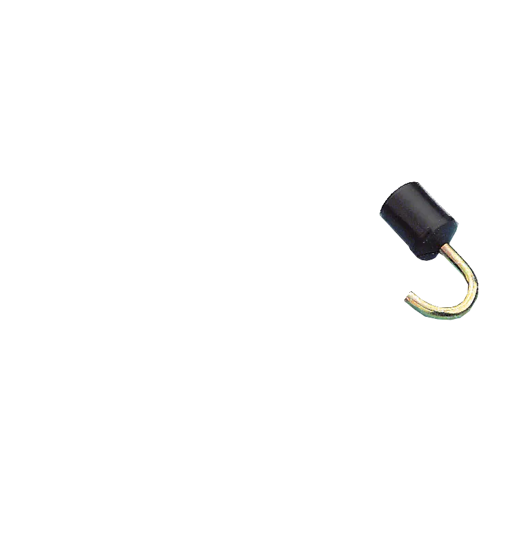 CAMPING-PROFI GmbH Kunststoffteile mit Haken 22 mm 5er-Pack