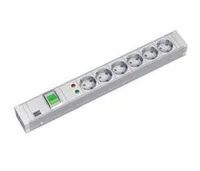 Bachmann Steckdosenleiste (Rack - einbaufähig) - Ausgangsanschlüsse: 6 (CEE 7/4)