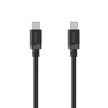 Hama Ladekabel, USB-C - USB-C, 60 W, 2 m, Schwarz