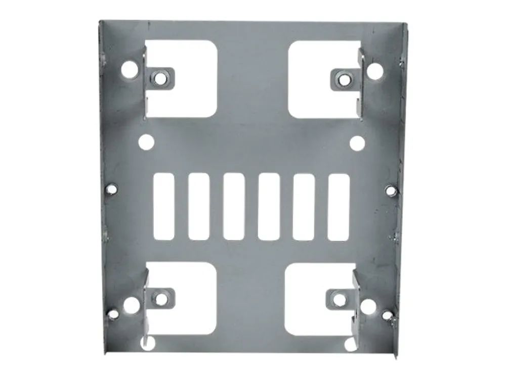 StarTech.com Dual 2,5 SATA Festplatten auf 3,5 Einbauschacht Halterung - 2-fach HDD/SSD Halterung mit SATA Strom- und Datenkabel - Laufwerksschachtadapter - 3,5" auf 2,5" (8.9 cm to 6.4 cm)