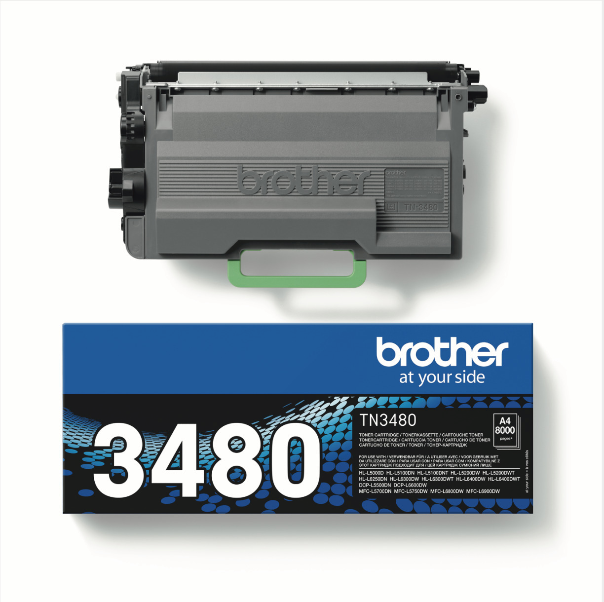 Brother TN3480 - Hohe Ergiebigkeit - Schwarz