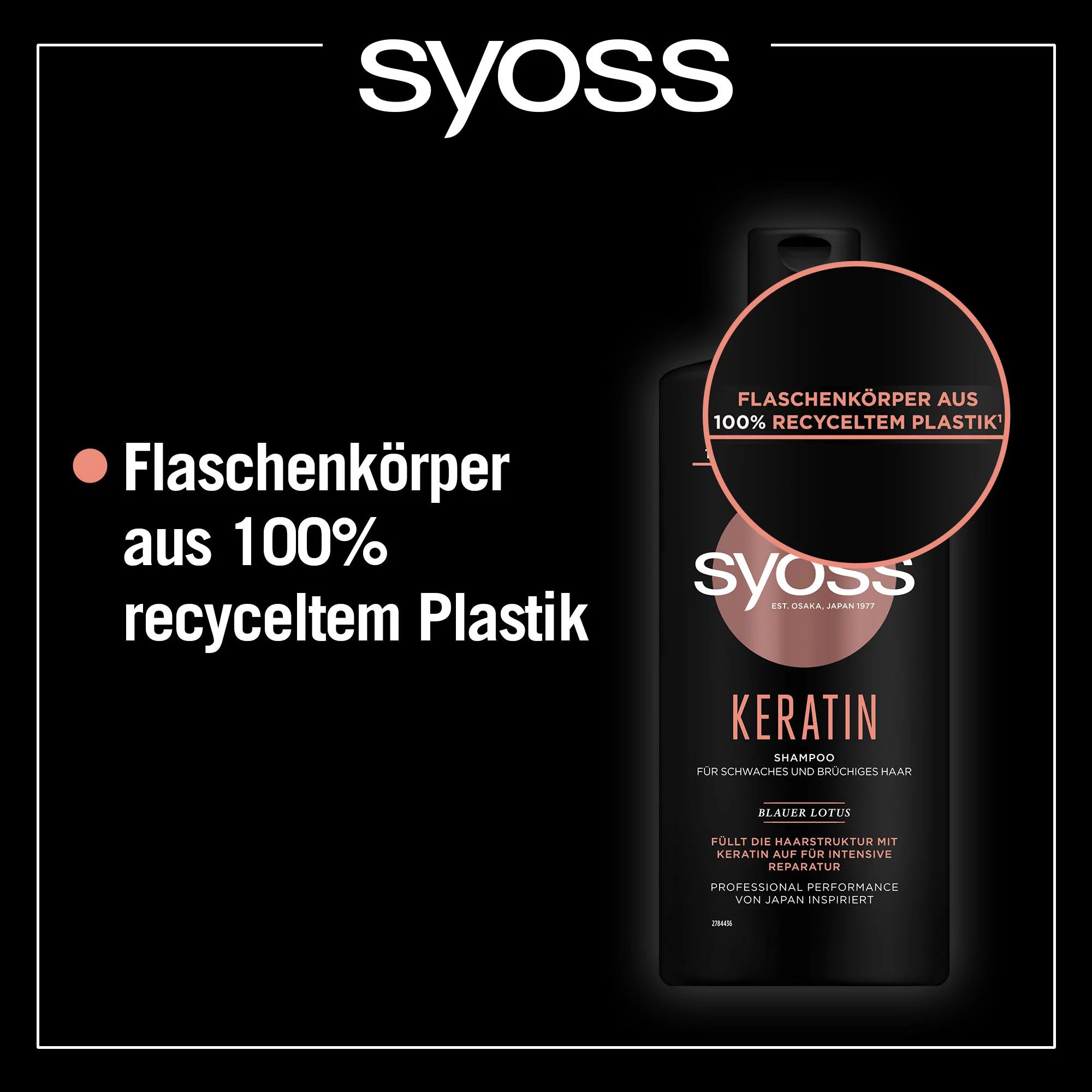 Syoss Shampoo Keratin, 440ml 