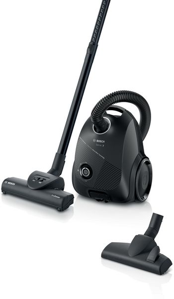 BOSCH BSHG CP Bodenstaubsauger PowProt 850W 80dB 8m 3.5L HygF. Turbob. sw