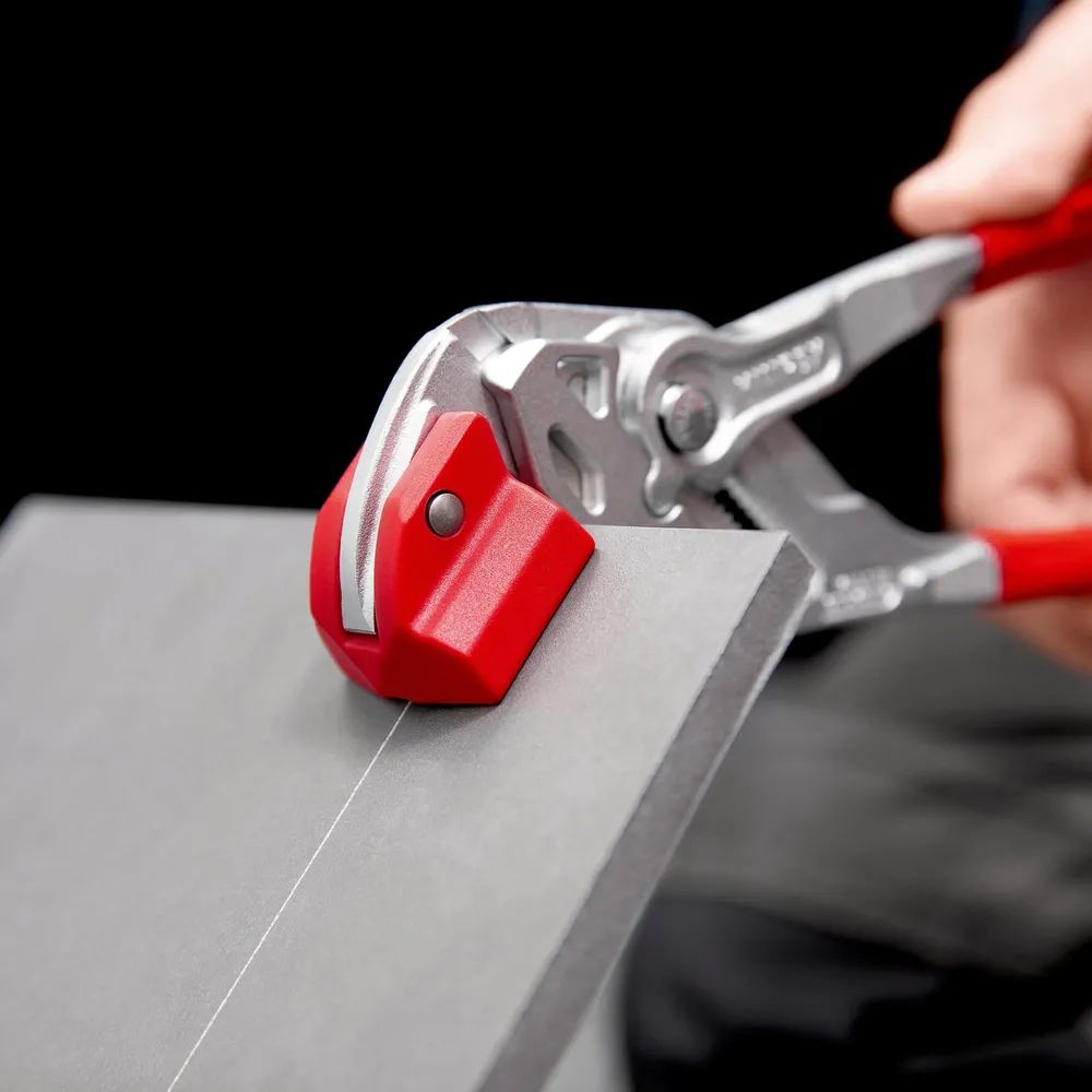 KNIPEX Fliesenbrechzange mit Kunststoff überzogen verchromt 250 mm