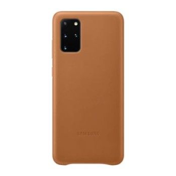 Samsung Leather-Cover "EF-VG985" für Galaxy S20+, Braun