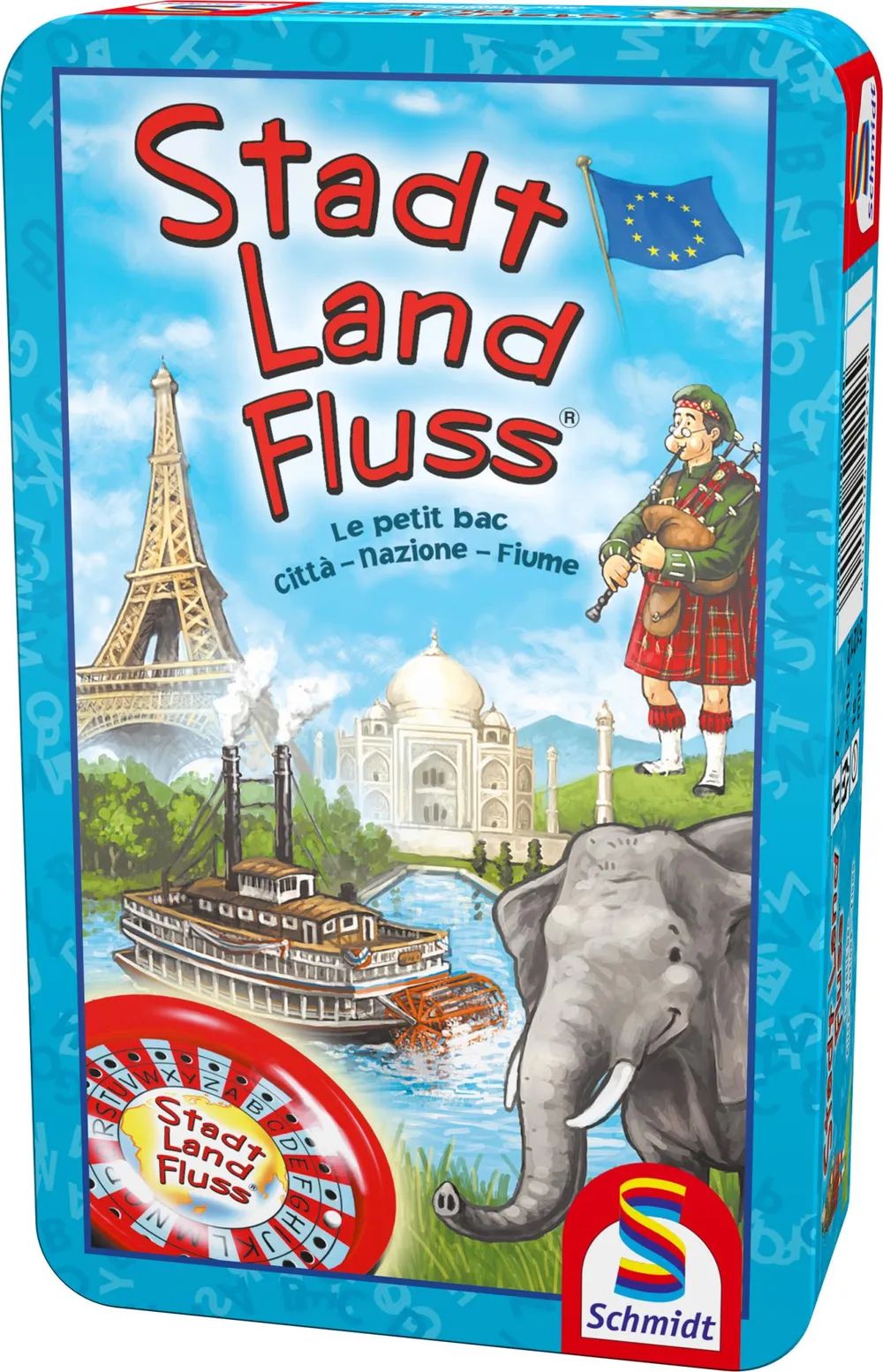 Schmidt Spiele GmbH Stadt, Land, Fluss BMM Metalldose