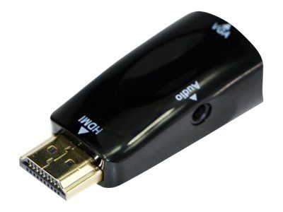 Gembird Cablexpert - Videokonverter - HDMI - VGA - Schwarz